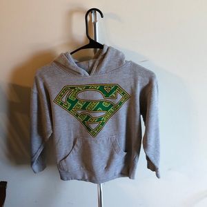 Boys Grey Greenbay Packers Hoodie, Size Medium